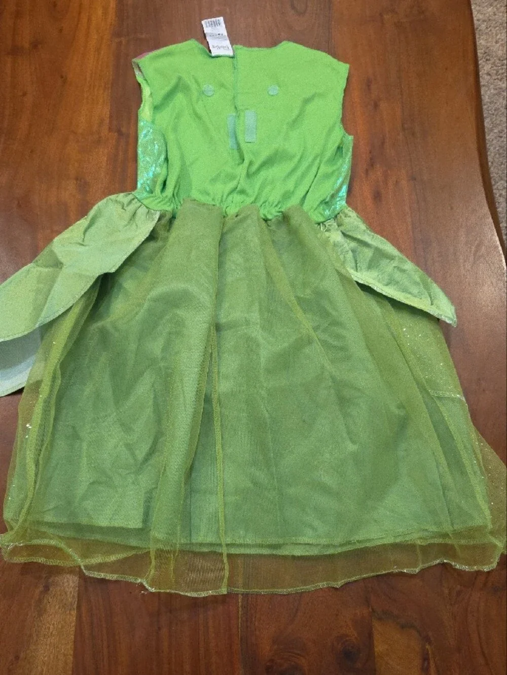 Disney Tinker Bell Costume Kids Size Large 10-12 Fairy Dress Up & Wings